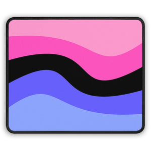 Omnisexual Flag Wave Gaming Mouse Pad - On Trend Shirts