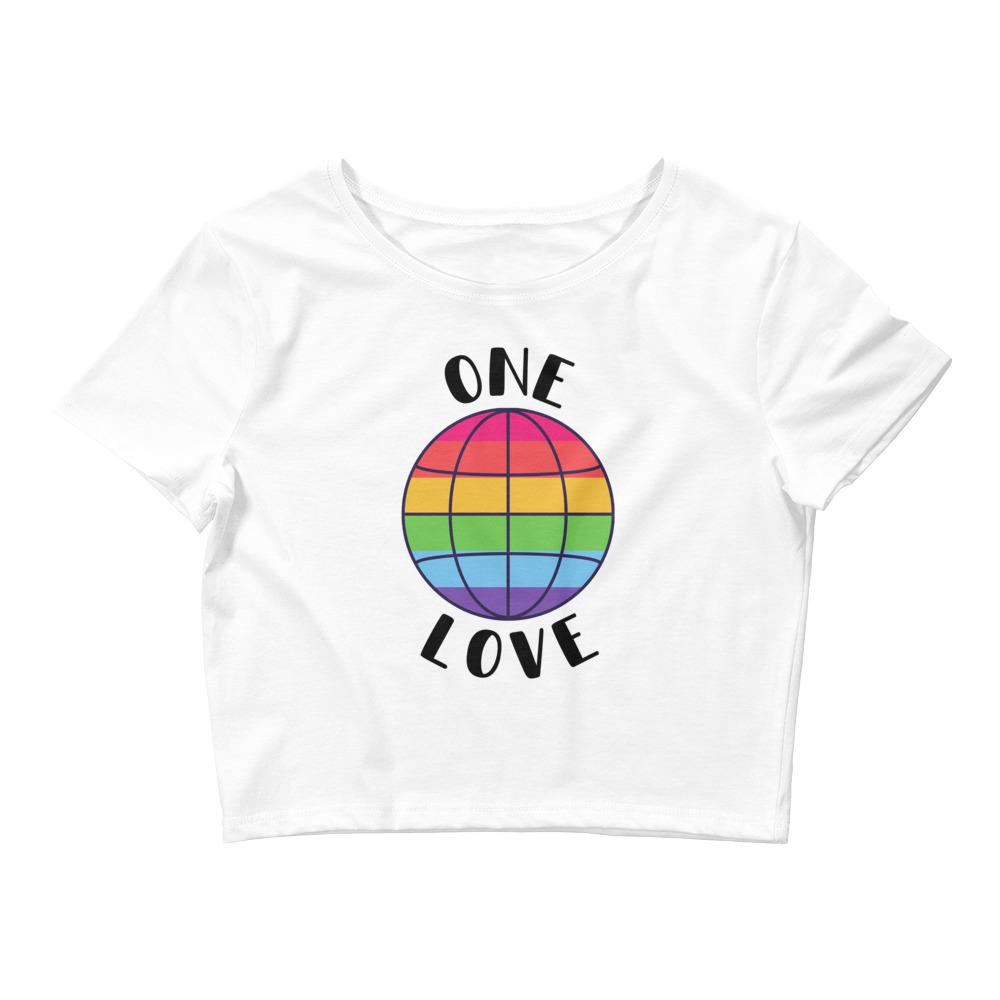 One Love Cropped Tee - On Trend Shirts