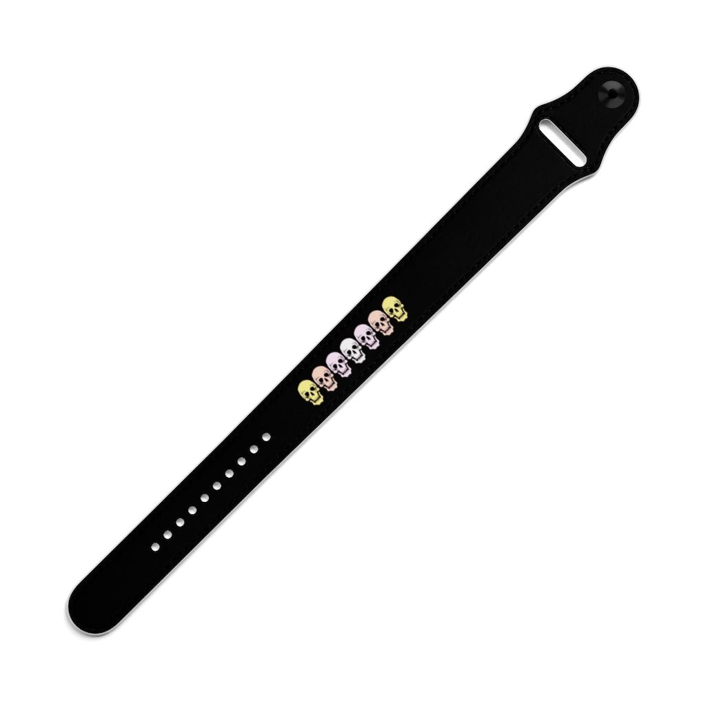 Pangender Flag Skulls Wristband - On Trend Shirts