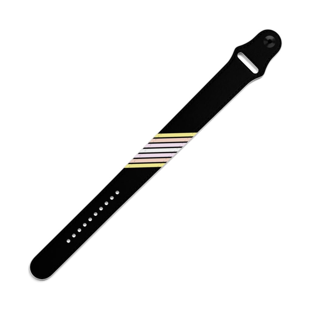 Pangender Flag Stripes Wristband - On Trend Shirts