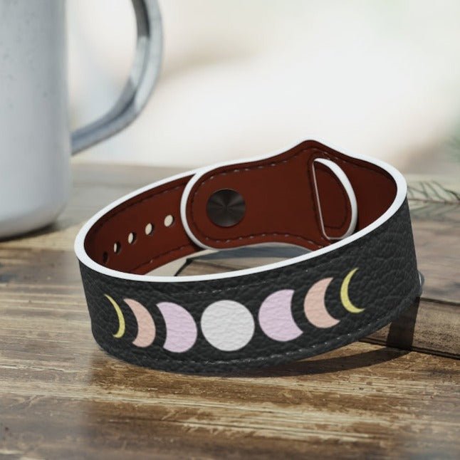 Pangender Moon Phases Wristband - On Trend Shirts