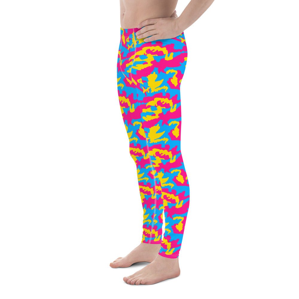 Pansexual Camouflage Leggings w/Gusset - On Trend Shirts