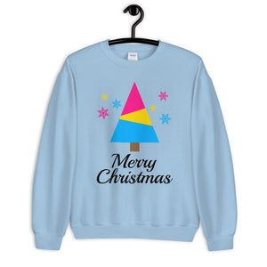 Pansexual Christmas Tree Sweatshirt - On Trend Shirts