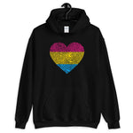 Pansexual Fingerprint Heart Hoodie - On Trend Shirts