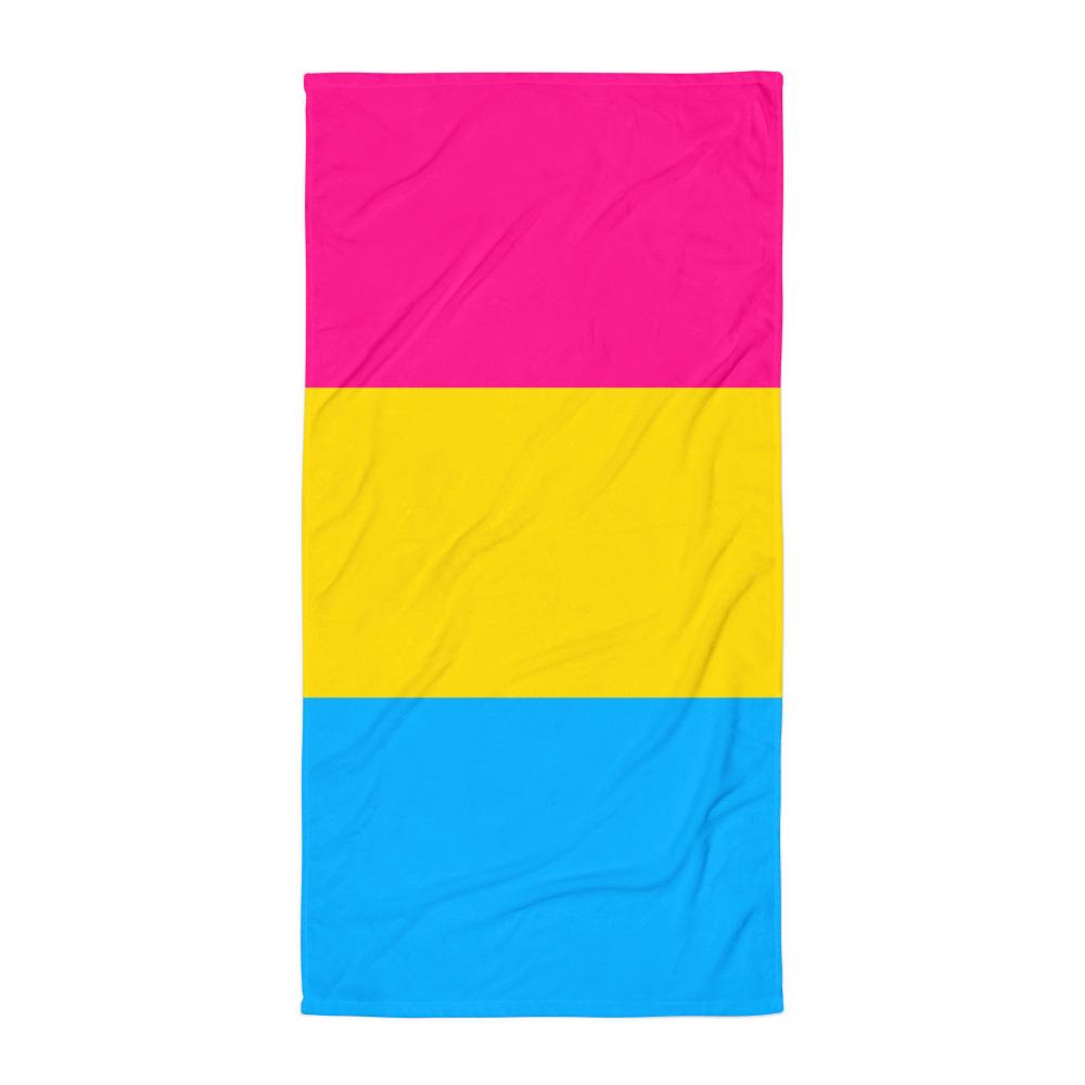 Pansexual Flag Beach Towel - On Trend Shirts
