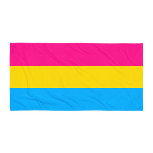 Pansexual Flag Beach Towel - On Trend Shirts