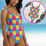 Pansexual Flag One-Piece Swimsuit - On Trend Shirts
