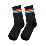 Pansexual Flag Socks - black - On Trend Shirts
