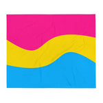Pansexual Flag Wave Blanket - On Trend Shirts