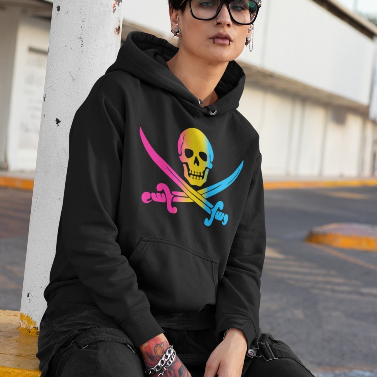 Pansexual Pirate Hoodie - On Trend Shirts