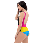 Pansexual Stripe One-Piece Swimsuit - On Trend Shirts