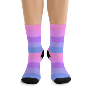 Pastel Bisexual Flag Socks - On Trend Shirts