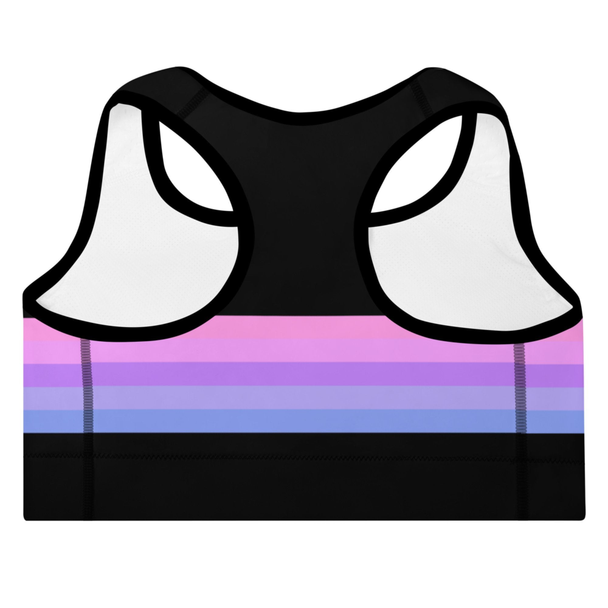 Pastel Bisexual Flag Sports Bra - On Trend Shirts