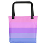 Pastel Bisexual Flag Tote Bag - On Trend Shirts