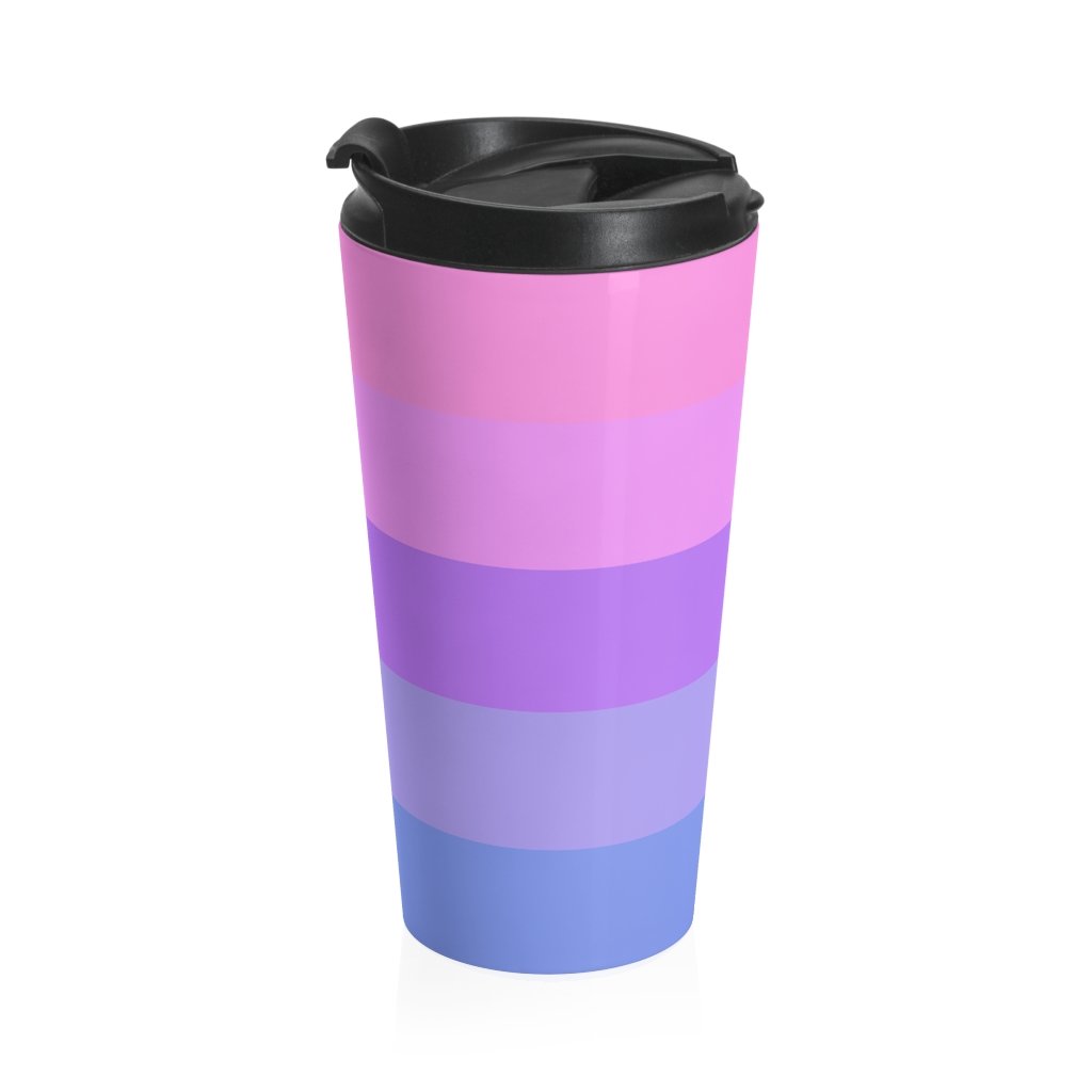 Pastel Bisexual Flag Travel Mug - On Trend Shirts