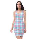 Plaid Transgender Fitted Dress - On Trend Shirts