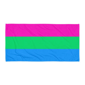 Polysexual Flag Beach Towel - On Trend Shirts
