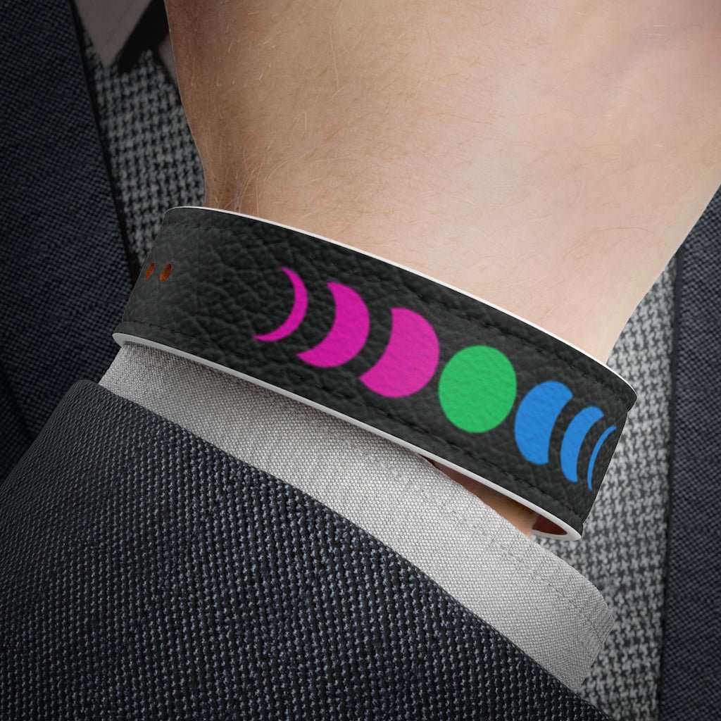 Polysexual Moon Phases Wristband - On Trend Shirts