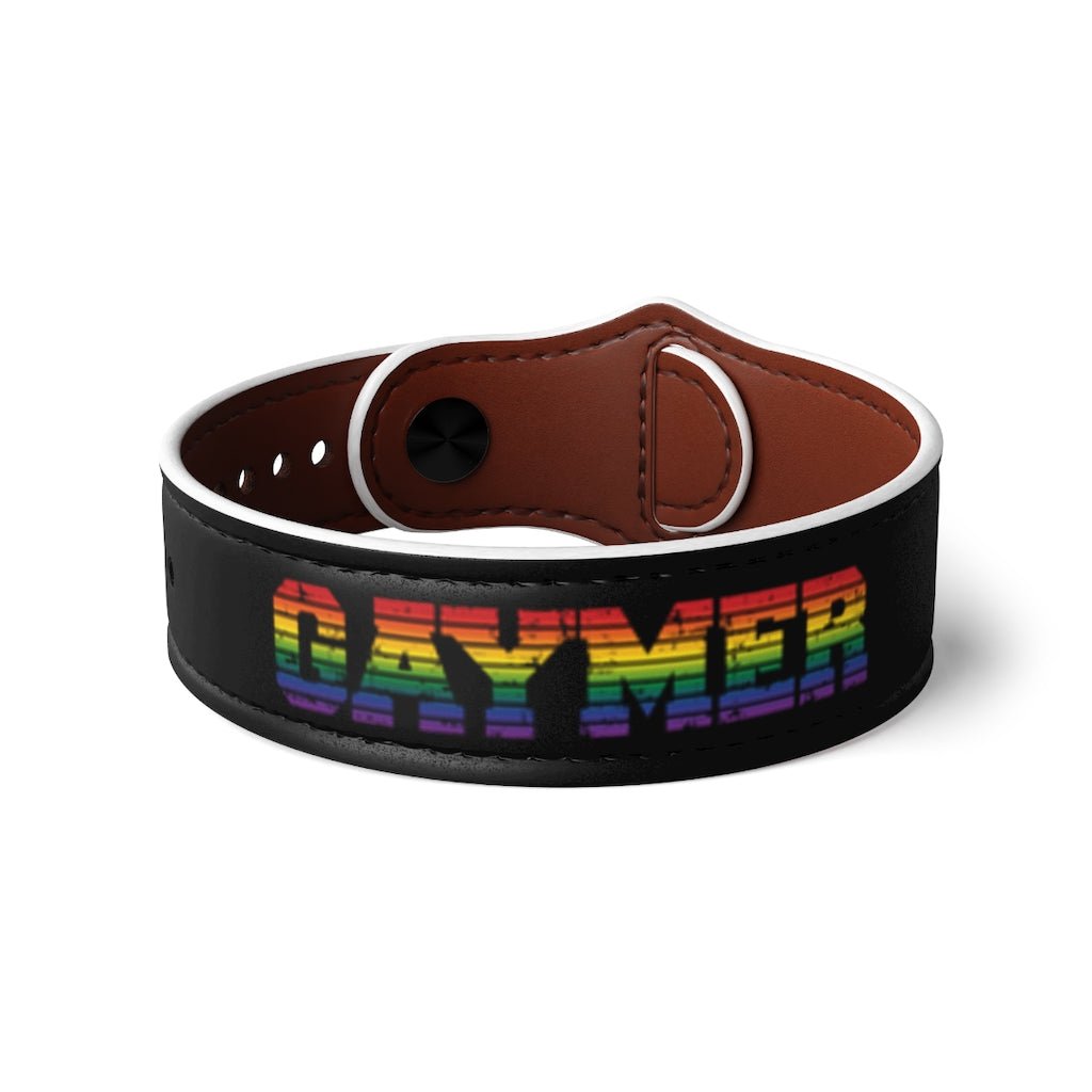 Rainbow Flag Gaymer Wristband - On Trend Shirts