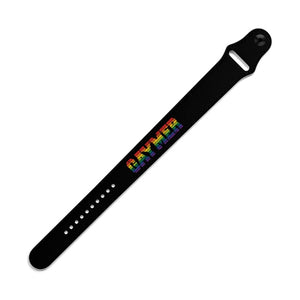Rainbow Flag Gaymer Wristband - On Trend Shirts