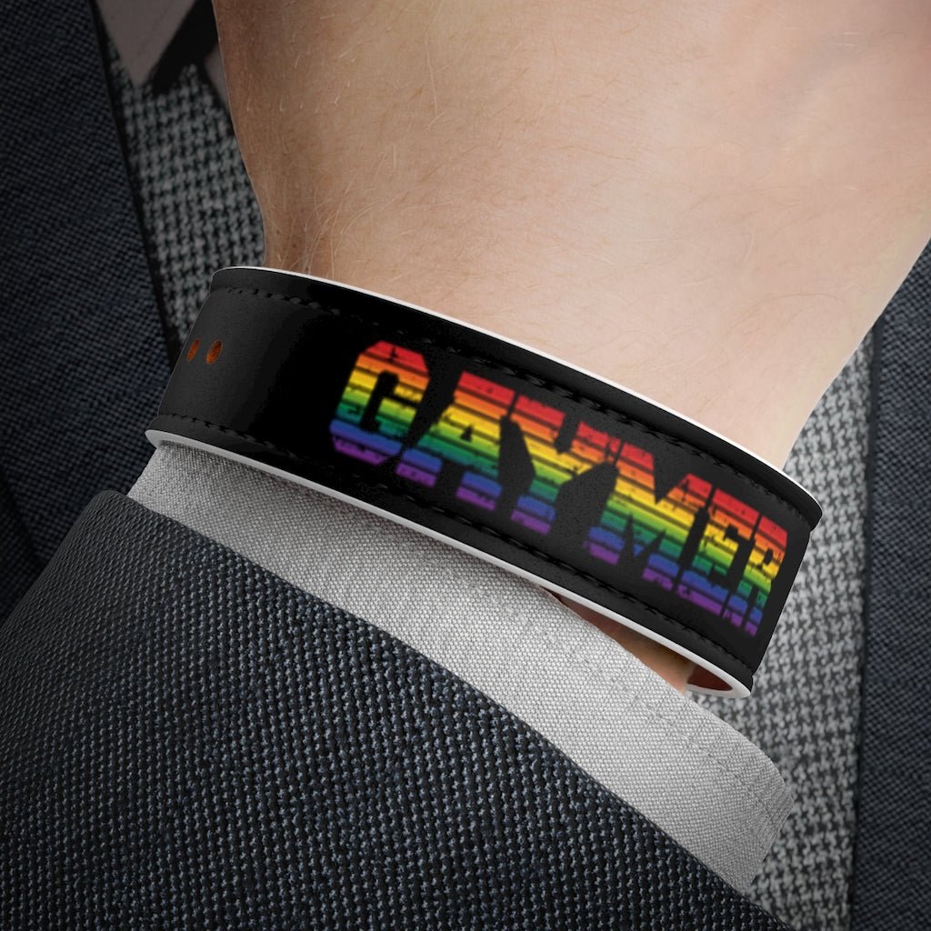 Rainbow Flag Gaymer Wristband - On Trend Shirts