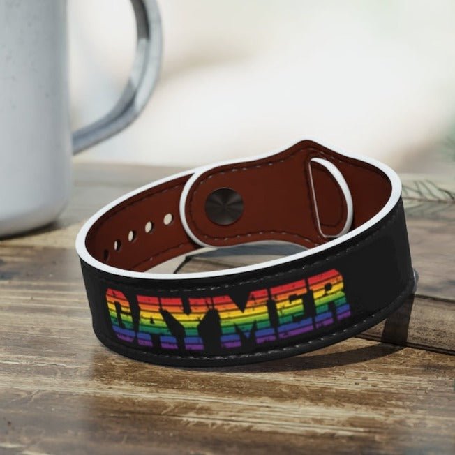 Rainbow Flag Gaymer Wristband - On Trend Shirts