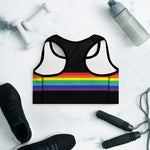 Rainbow Flag Sports Bra - On Trend Shirts