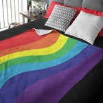 Rainbow Flag Wave Blanket - On Trend Shirts