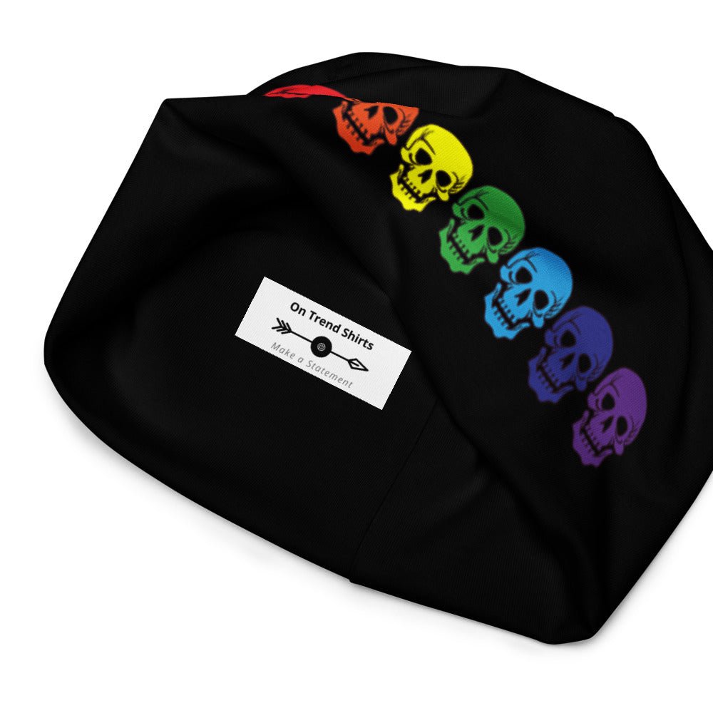 Rainbow Skulls Beanie - On Trend Shirts