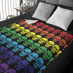 Rainbow Skulls Blanket - On Trend Shirts