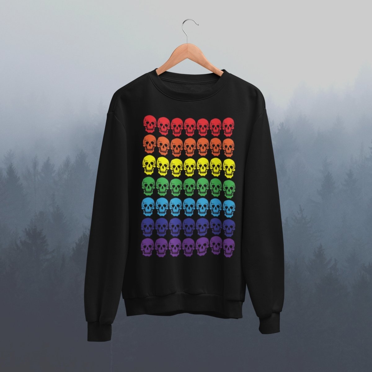 Rainbow Skulls Sweatshirt - On Trend Shirts