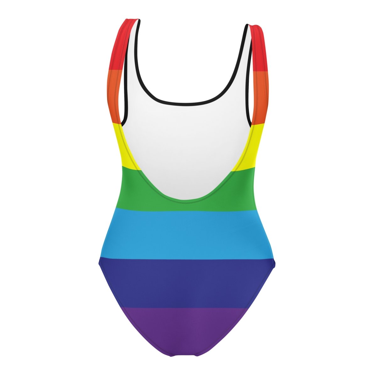Omnisexual Stripe One-Piece Swimsuit - On Trend Shirts – On Trend