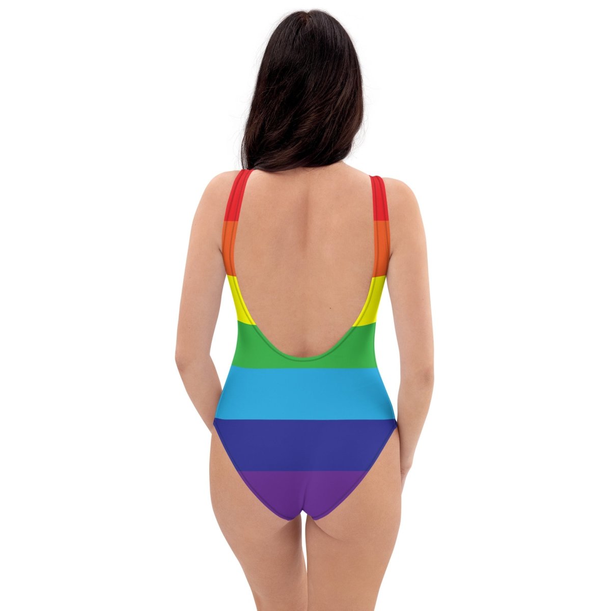 Aromantic Stripe One-Piece Swimsuit - On Trend Shirts – On Trend Shirts