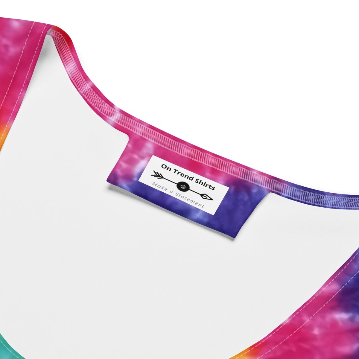 Rainbow Tie Dye Crop Top - On Trend Shirts