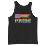 Rainbow USA Pride Flag Tank Top - On Trend Shirts