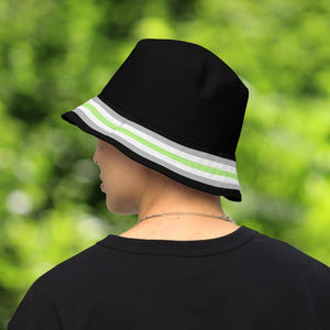 Reversible Agender Flag Bucket Hat - On Trend Shirts