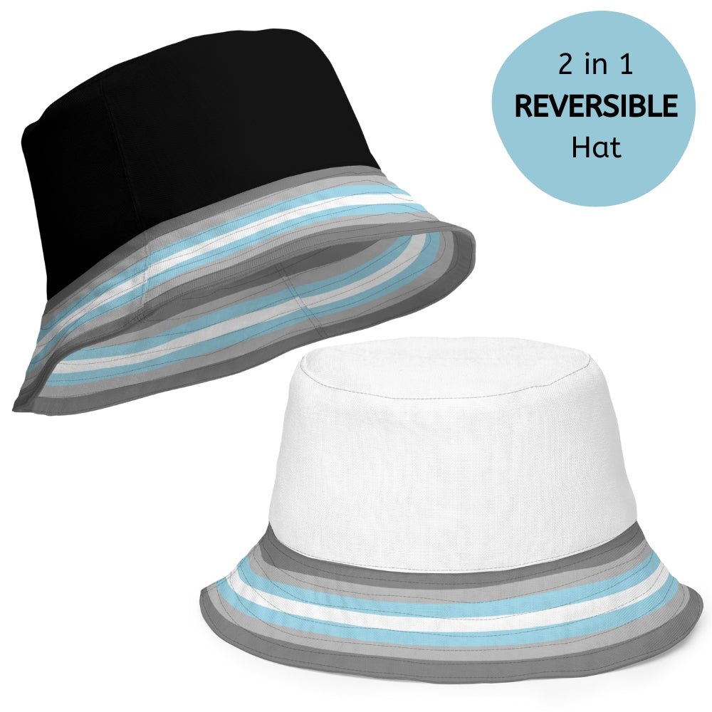 Reversible Demiboy Flag Bucket Hat - On Trend Shirts