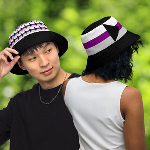 Reversible Demisexual Flag Bucket Hat - On Trend Shirts