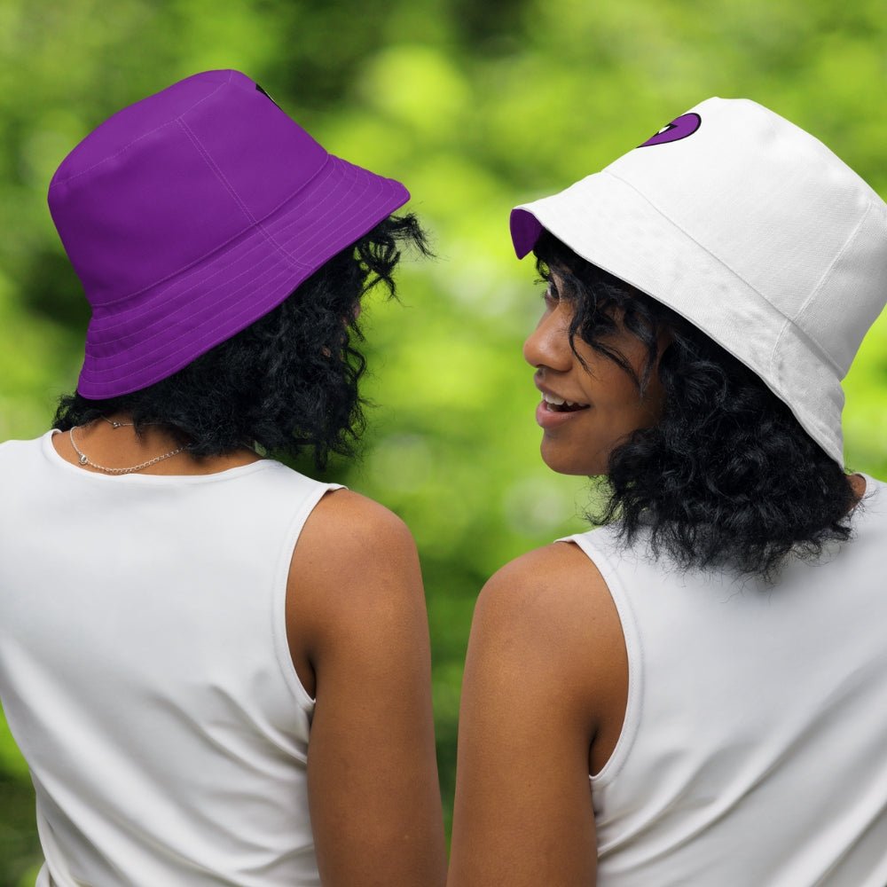 Reversible Labrys Lesbian Flag Bucket Hat - On Trend Shirts