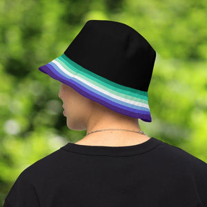Reversible MLM Flag Bucket Hat - On Trend Shirts