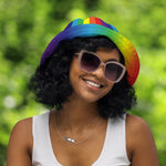 Reversible Ombré Rainbow Bucket Hat - On Trend Shirts