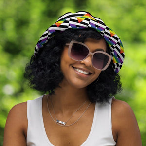 Reversible Straight Ally Flag Bucket Hat - On Trend Shirts