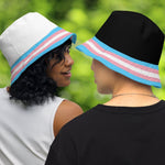 Reversible Transgender Flag Bucket Hat - On Trend Shirts