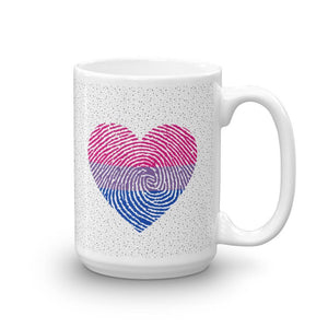 Speckled Bisexual Heart Mug - On Trend Shirts