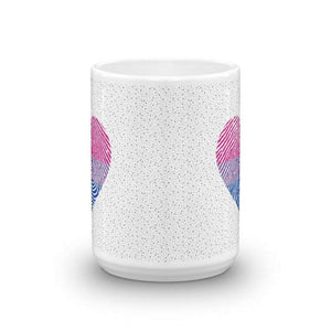 Speckled Bisexual Heart Mug - On Trend Shirts