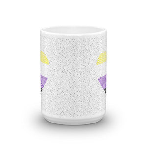 Speckled Non-Binary Heart Mug - On Trend Shirts
