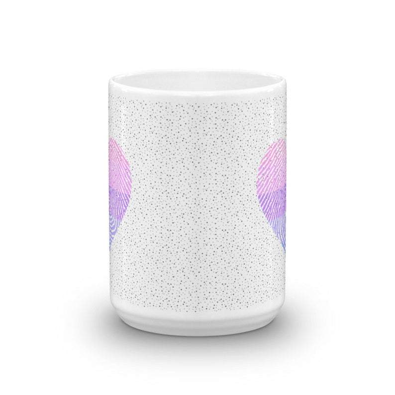 Speckled Pastel Bisexual Heart Mug - On Trend Shirts