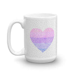 Speckled Pastel Bisexual Heart Mug - On Trend Shirts