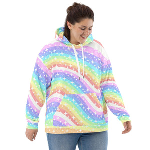 Starry Pastel Rainbow Hoodie - On Trend Shirts