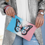 Transgender Butterfly Flat Zipper Pouch - On Trend Shirts